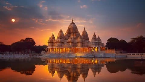 সস্ত্রীক রামমন্দিরে পুজো দিলেন ভুটানের প্রধানমন্ত্রী